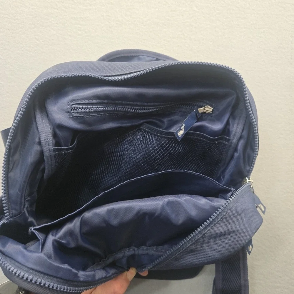 Vineyard Vines X Target Diaper Bag Backpack & Changing Pad Navy Blue Whale‎ Line